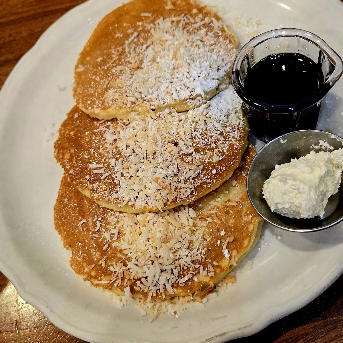 Toasted Coconut Pancakes