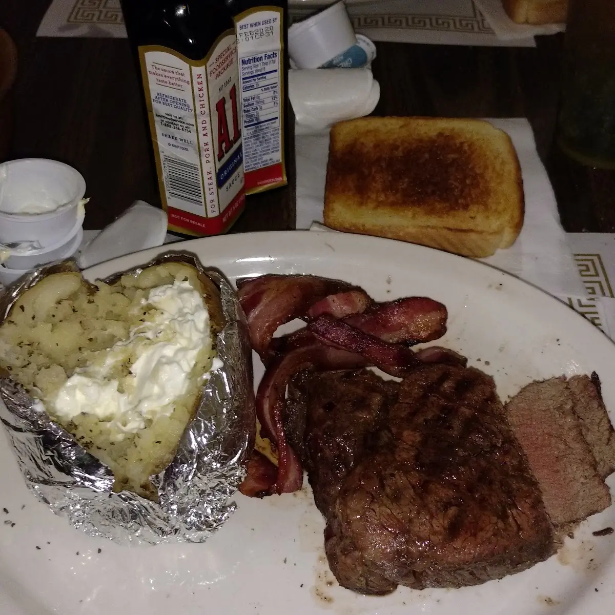 Filet Mignon with Baked Potato