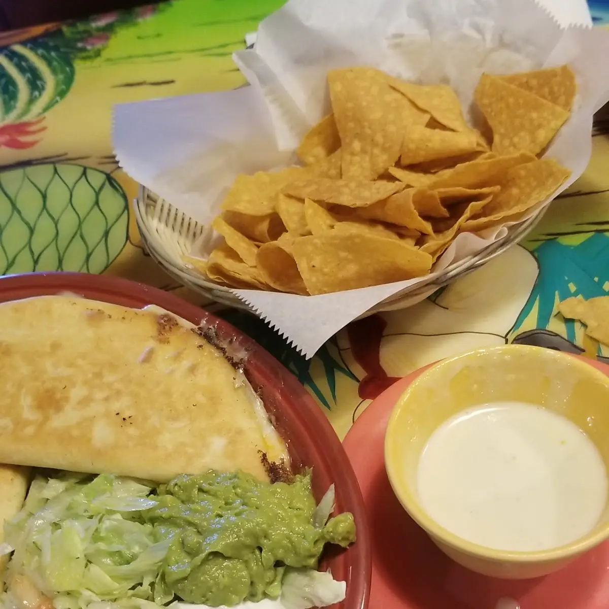 One Quesadilla Soft Taco & Flauta