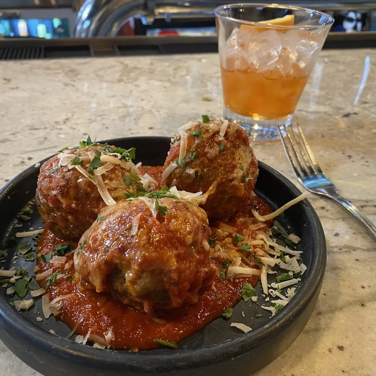 Meatball Parmigiana
