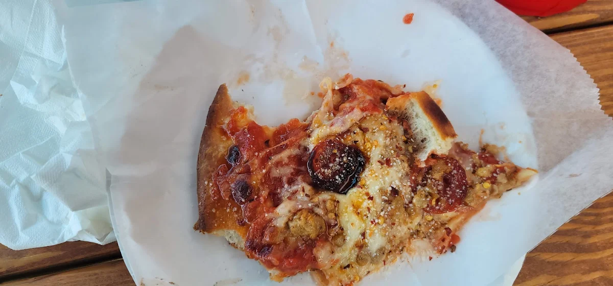 Hot Honey Pizza Slice
