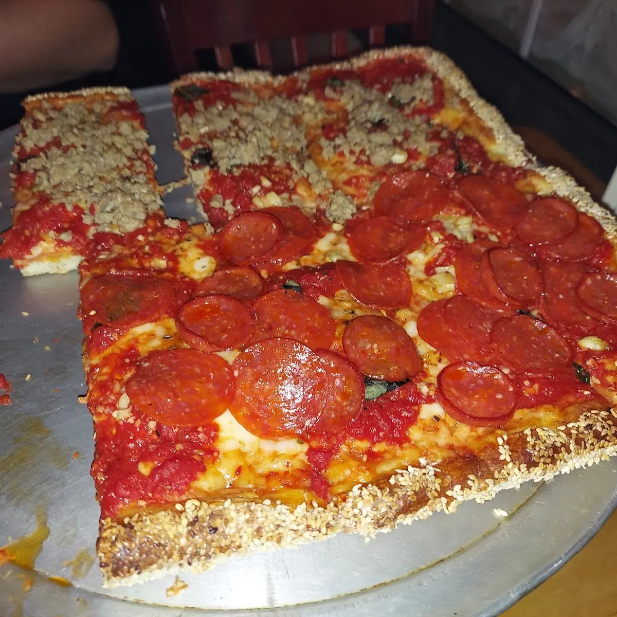 Sicilian Cheese Pizza