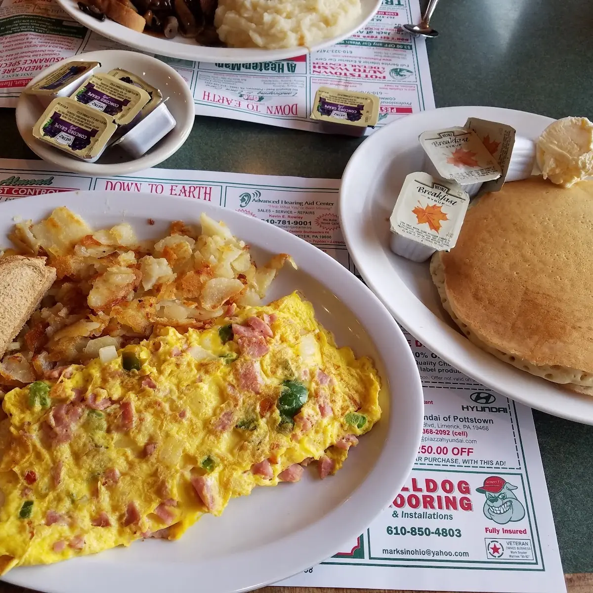 Western Omelet with a Short Stack