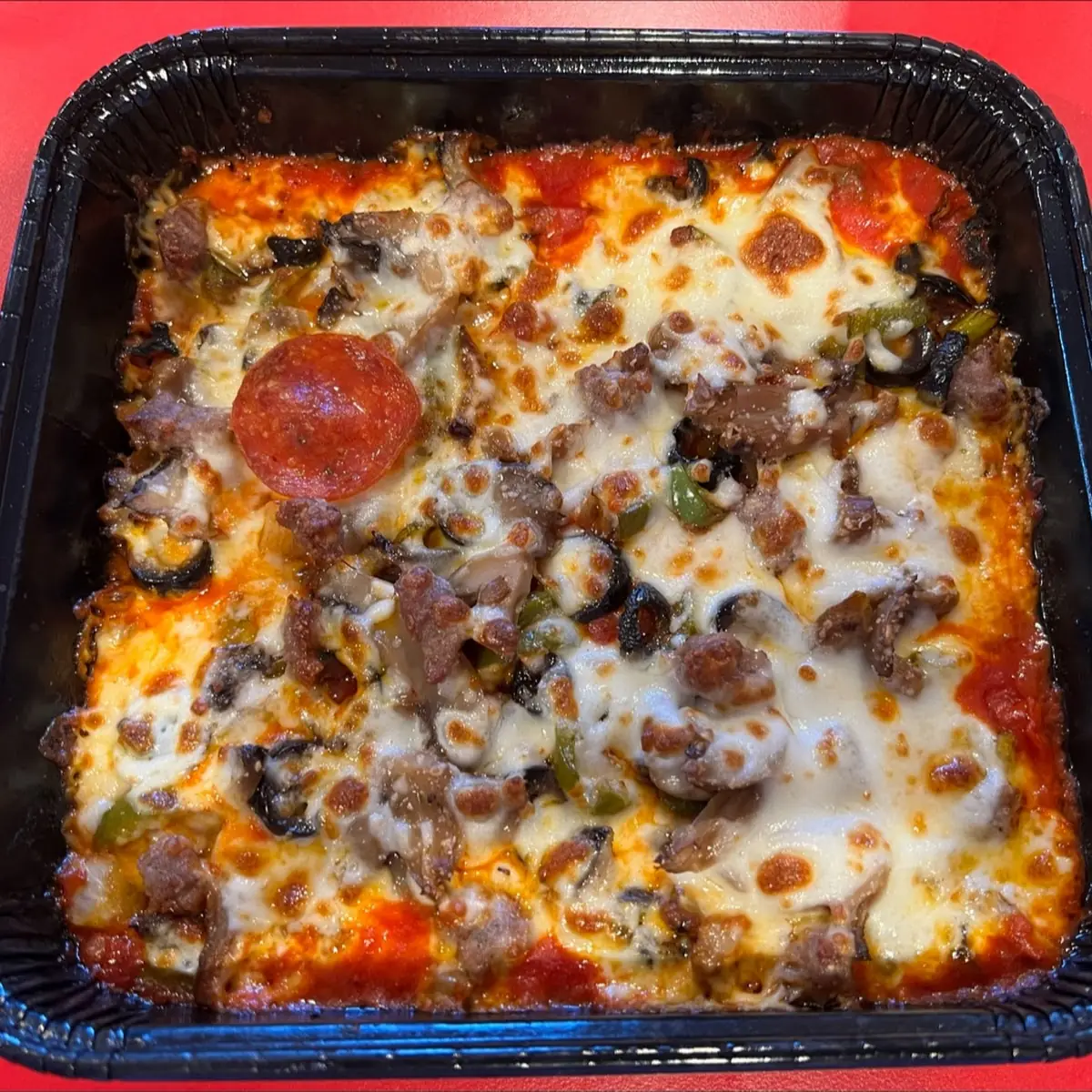 Sweep the Kitchen Crustless Pizza