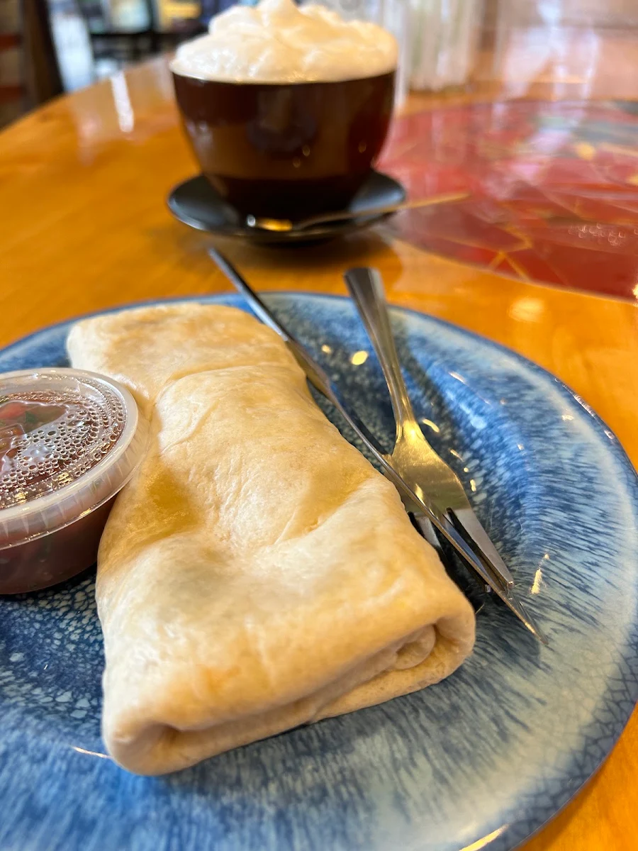Vegetarian Breakfast Burrito