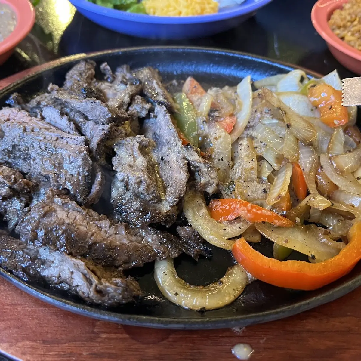 Beef Fajitas with Side Dishes