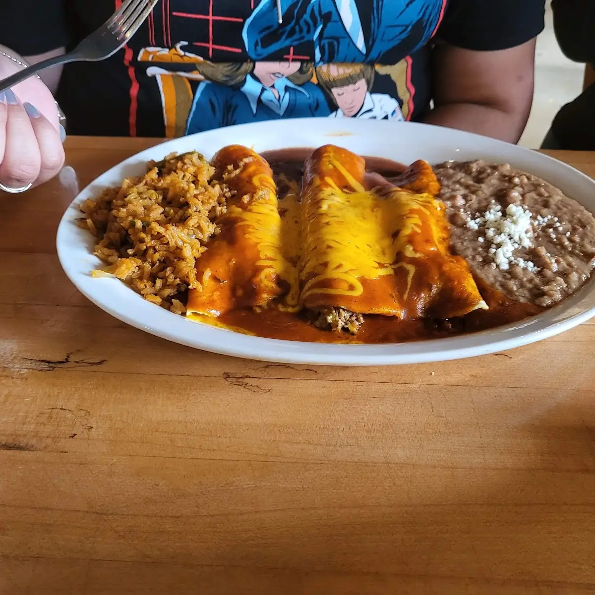 Enchiladas Verdes De Pollo