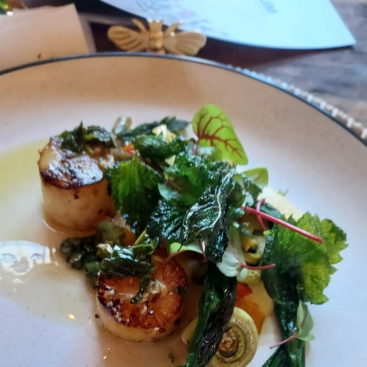 Fourth Seared Scallops