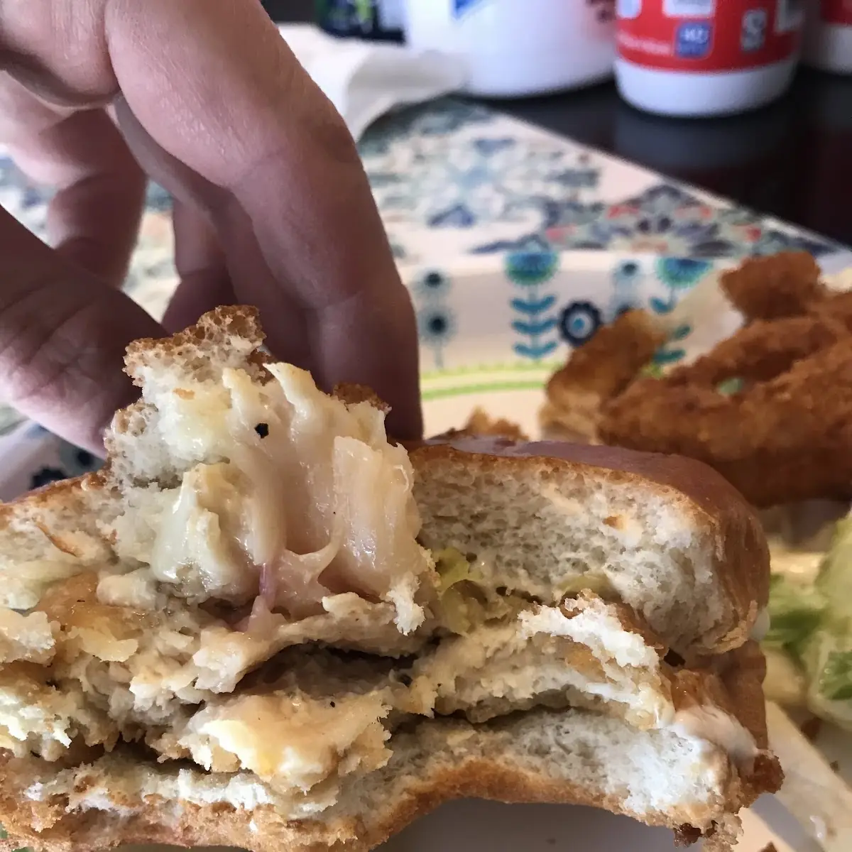 Uncooked Garbage Raw Chicken Sadwich