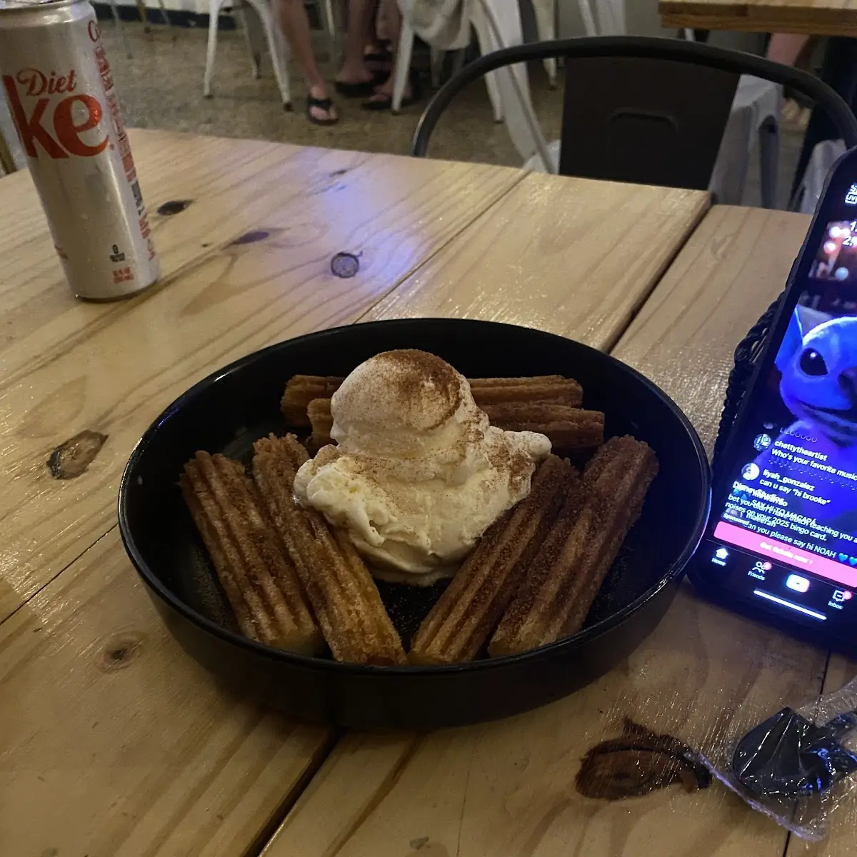 churros & Ice cream