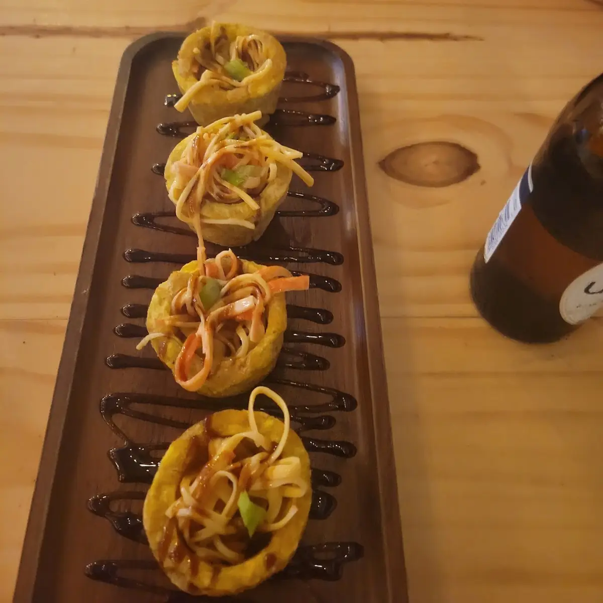 Tostones Rellenos de Spicy Crab