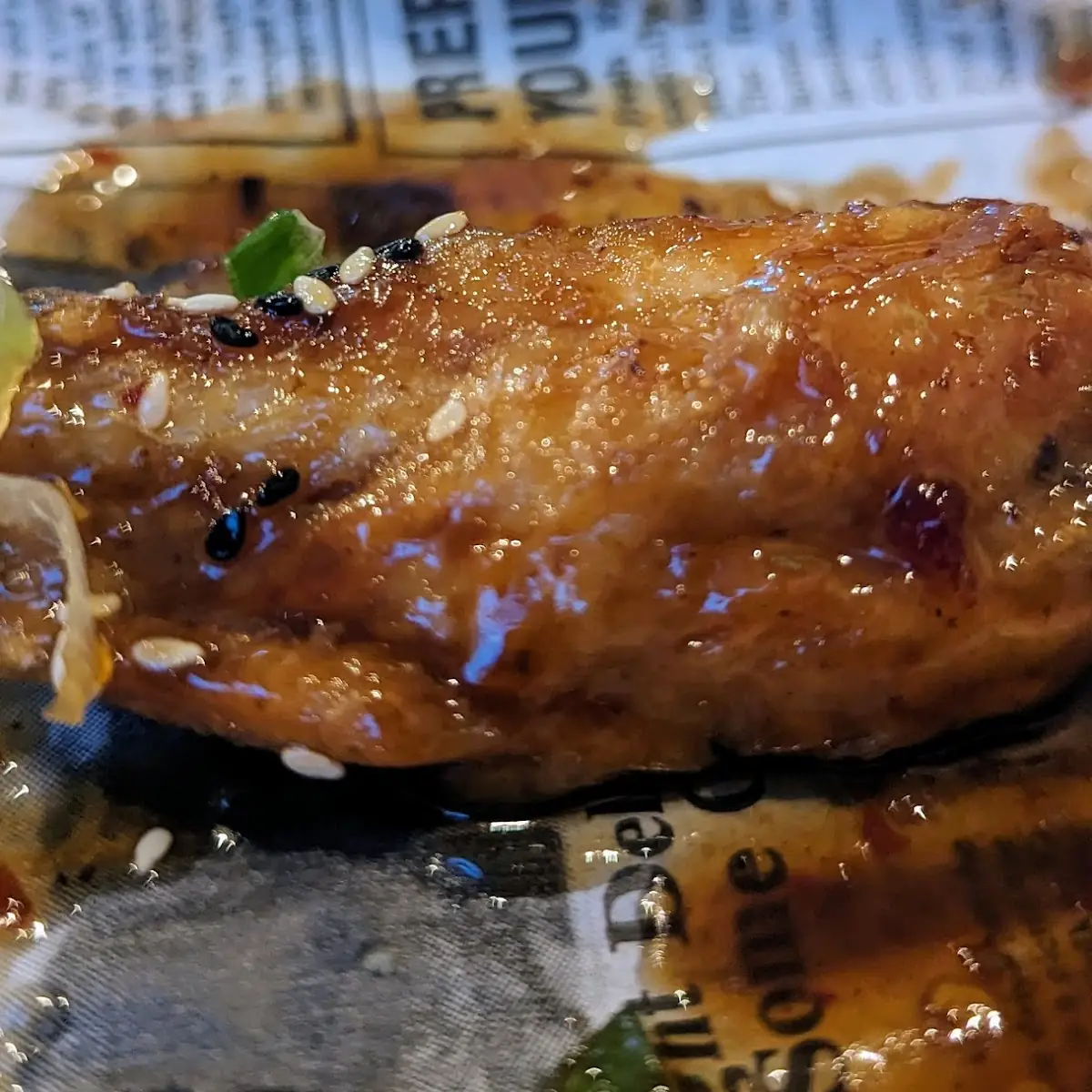 BK Hoisin Chicken Wings, The Bar + Kitchen