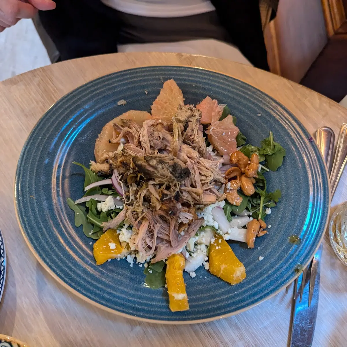 Chilled Citrus Salad with Pulled Pork