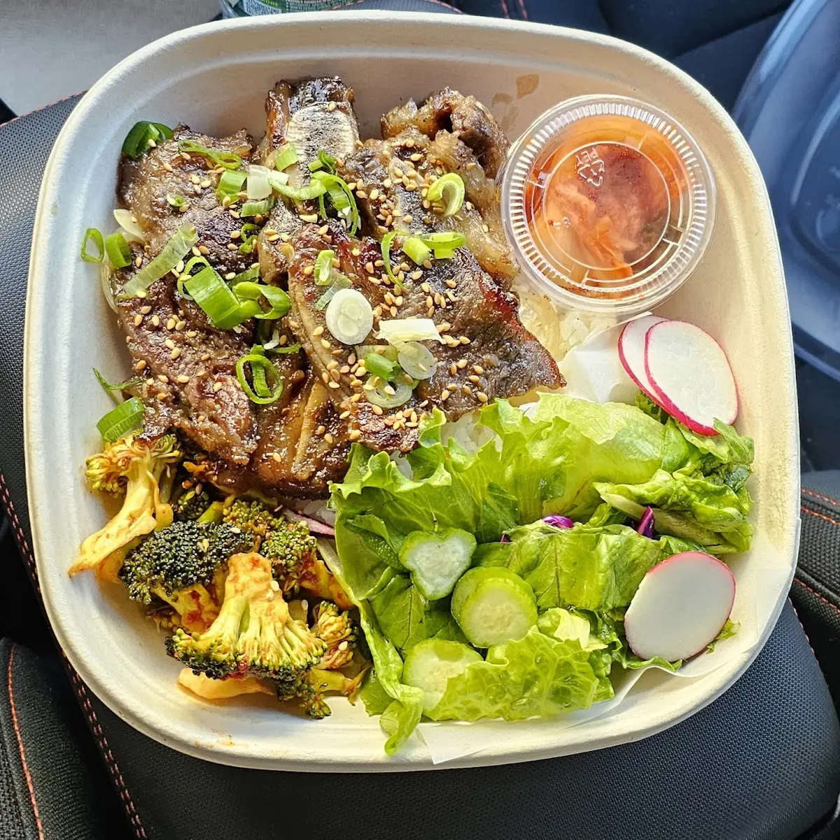 La Kalbi Grilled Beef Short Ribs Rice Bowl