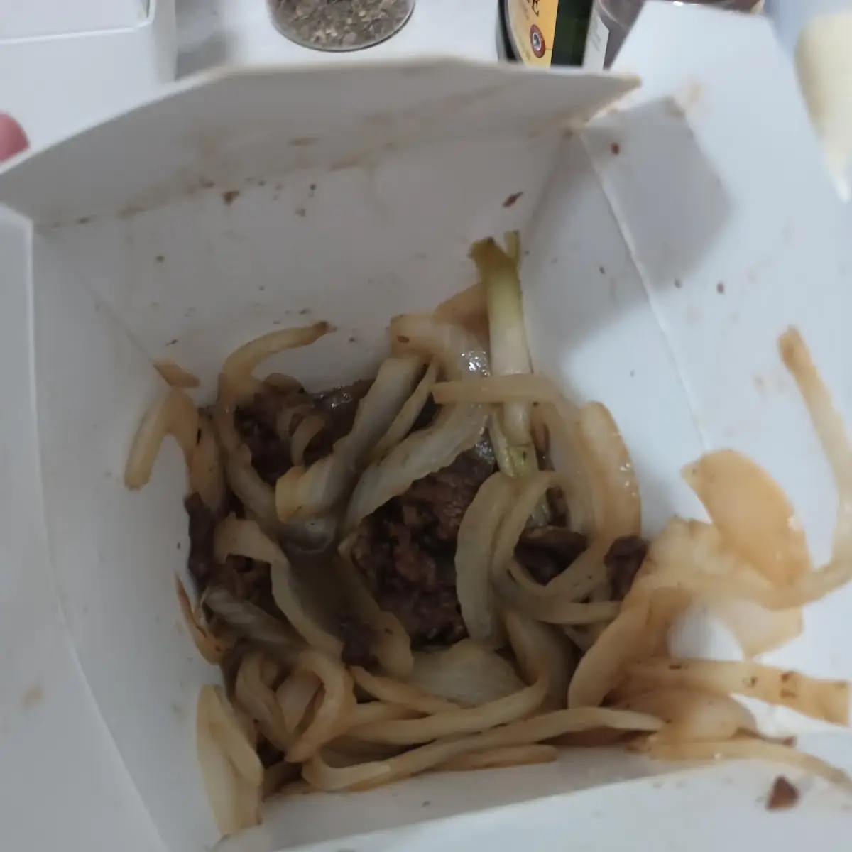 Pint Fried Noodles Brown Sauce