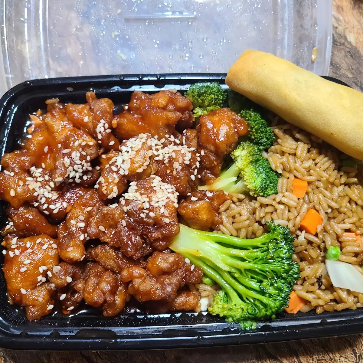 General TSO's Chicken with Chicken Fried Rice