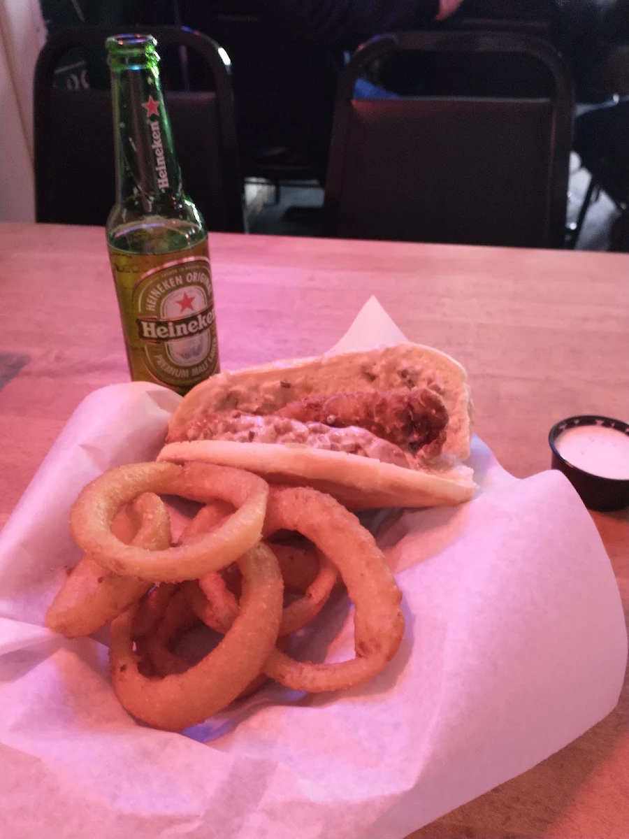 Chardonnay Fish and Onion Rings
