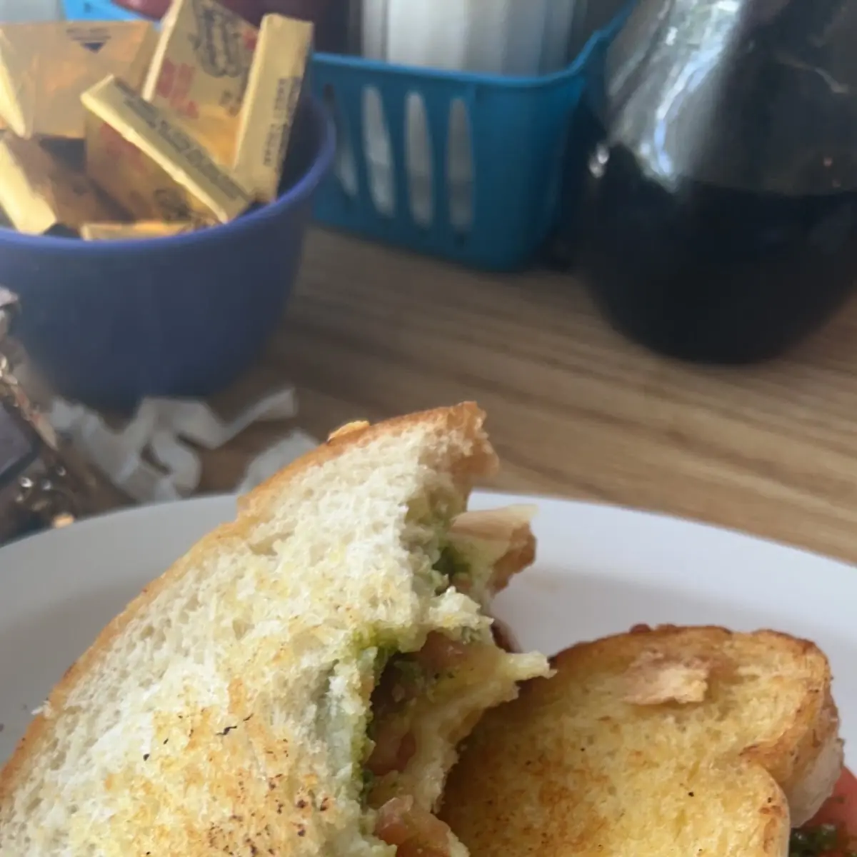 Pesto Grilled Cheese