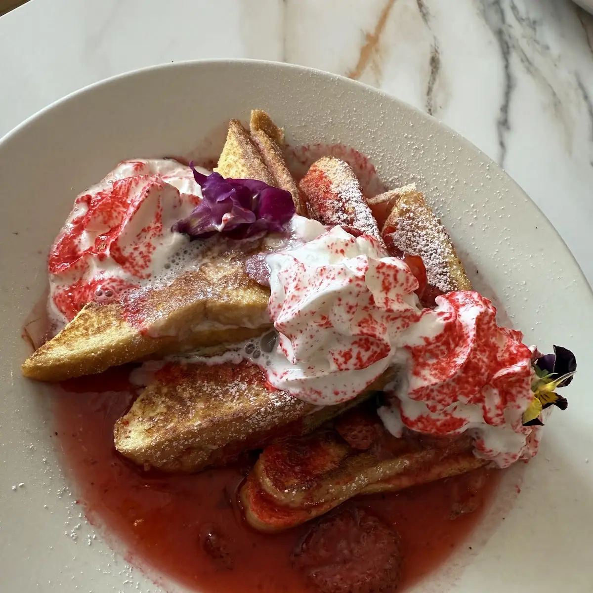 Strawberry Stuffed French Toast