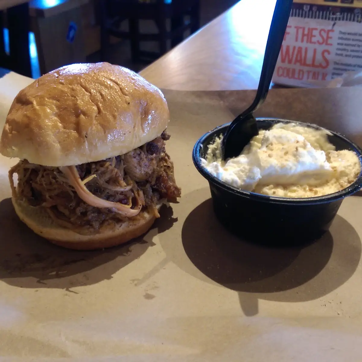 Pulled Pork and Mac and Cheese