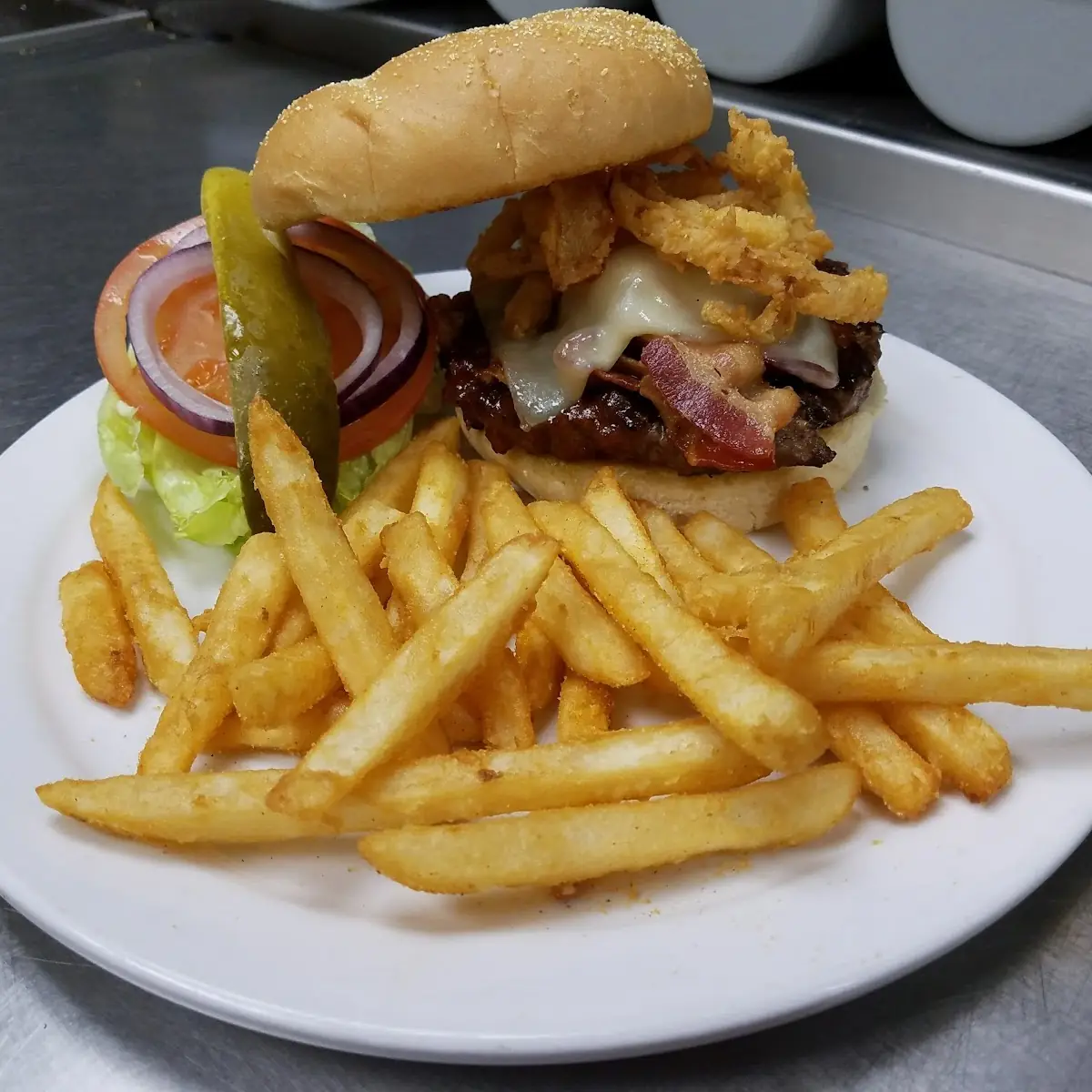 Rock House BBQ Bacon Burger