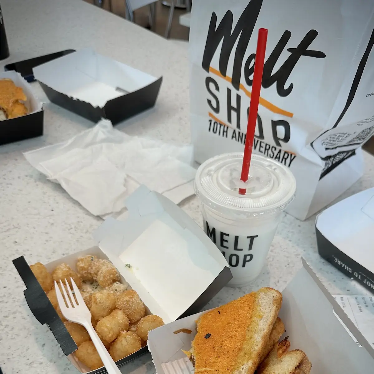 Crispy Chicken Cheese Melt