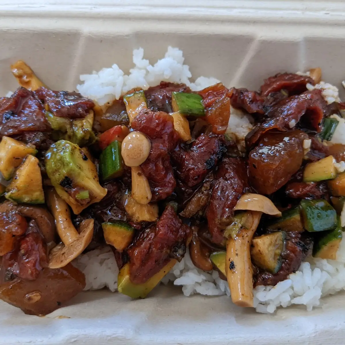 Grilled Watermelon Poke