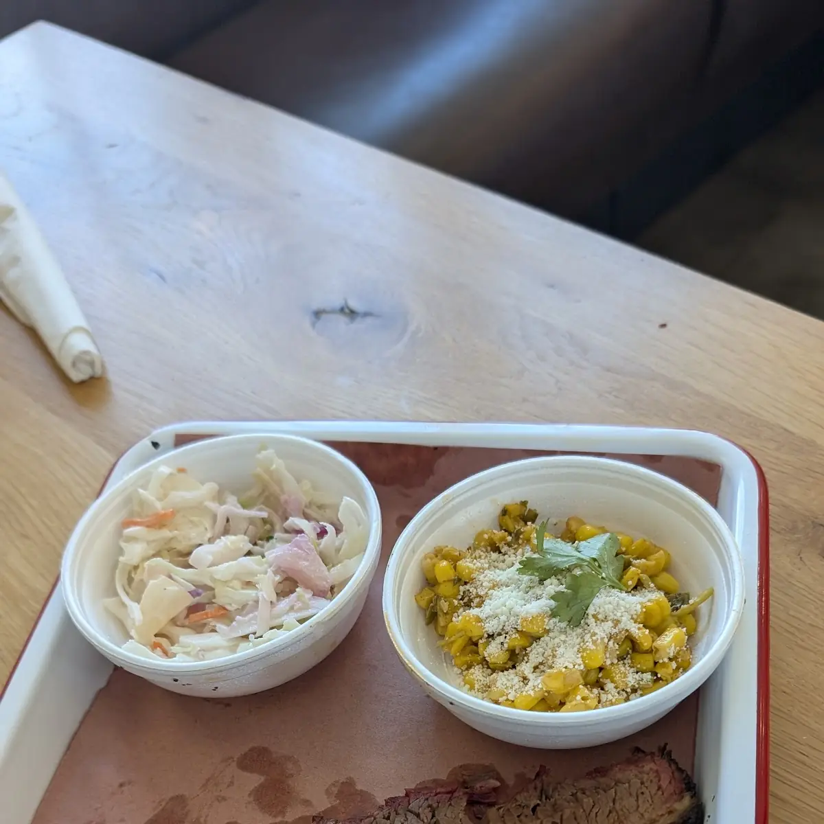 Burnt Ends with Beef Brisket with Red Onions and Hallelujah Mashed Potatoes