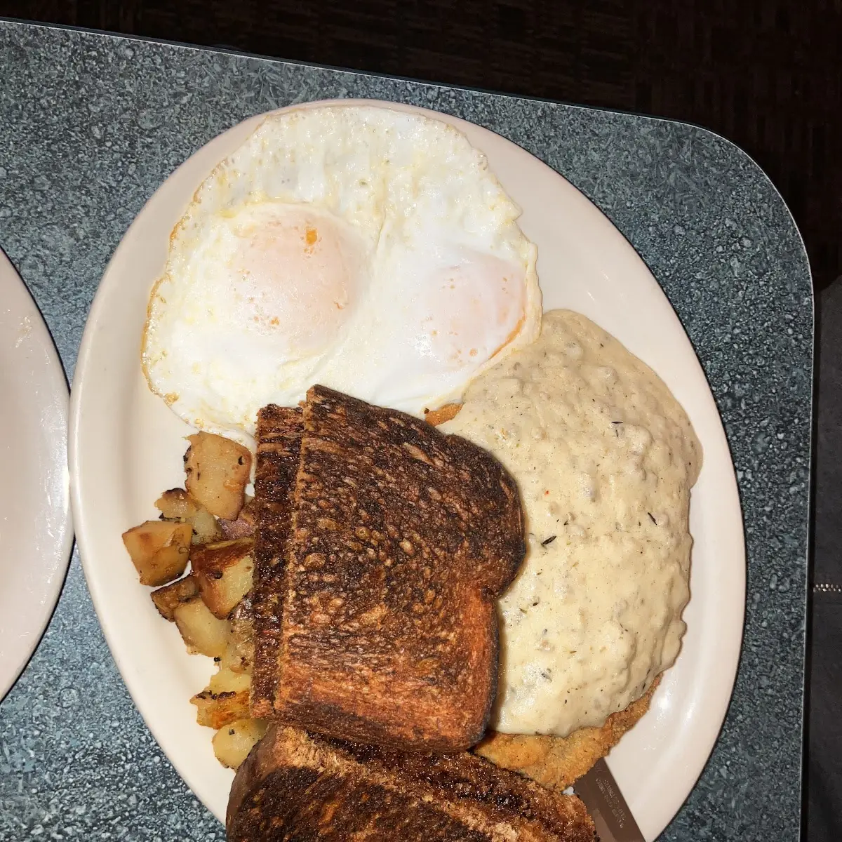Chicken Fried Steak and Eggs