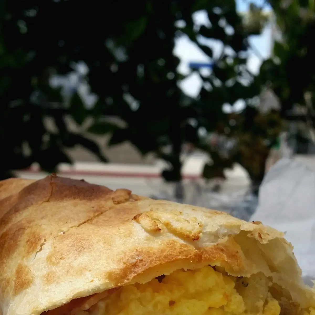 Bacon Sausage & Egg Wrap