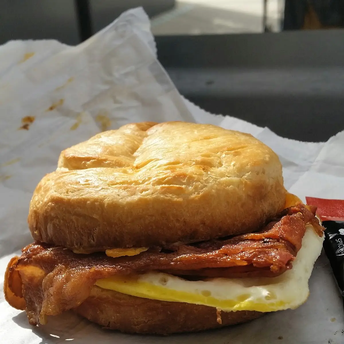 Double-Smoked Bacon Cheddar & Egg Sandwich