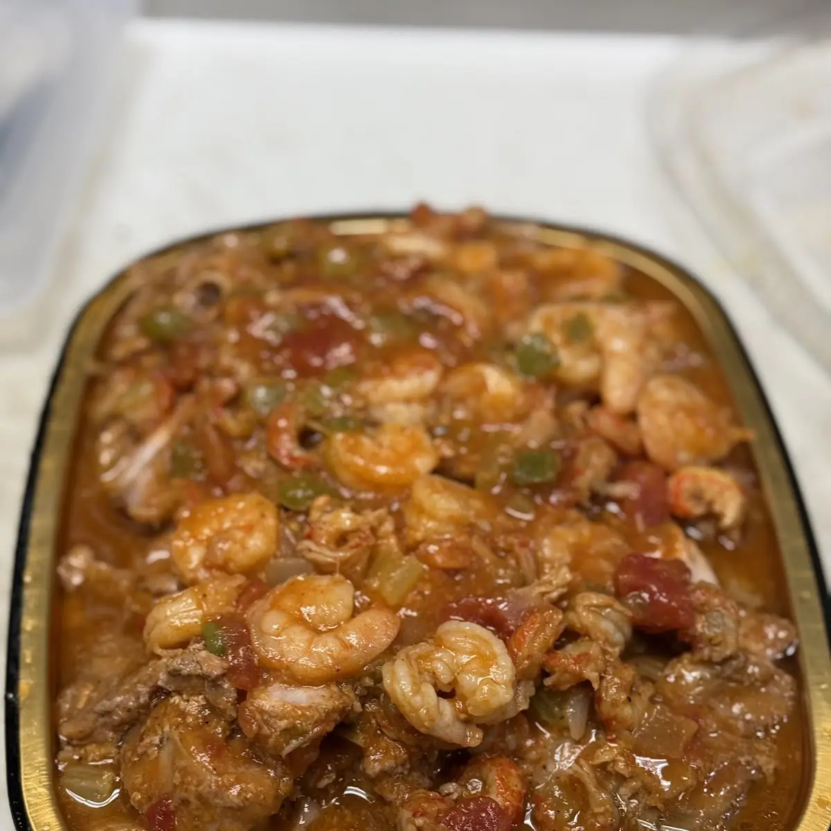 Jumbo Cajun Shrimp & Grits