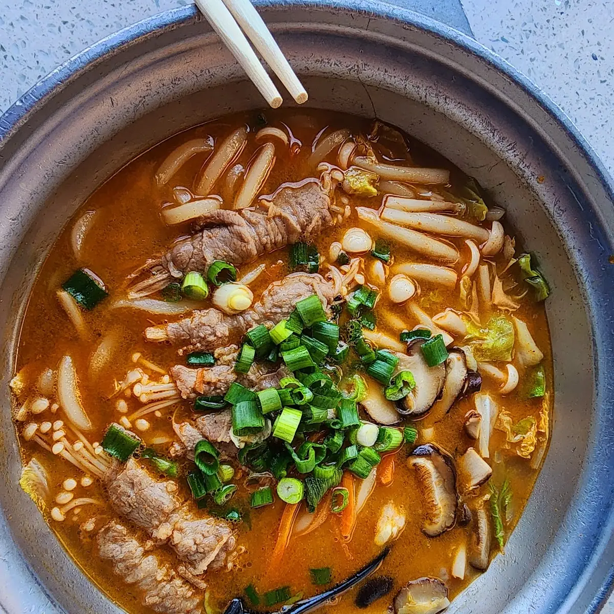 Spicy Beef Udon