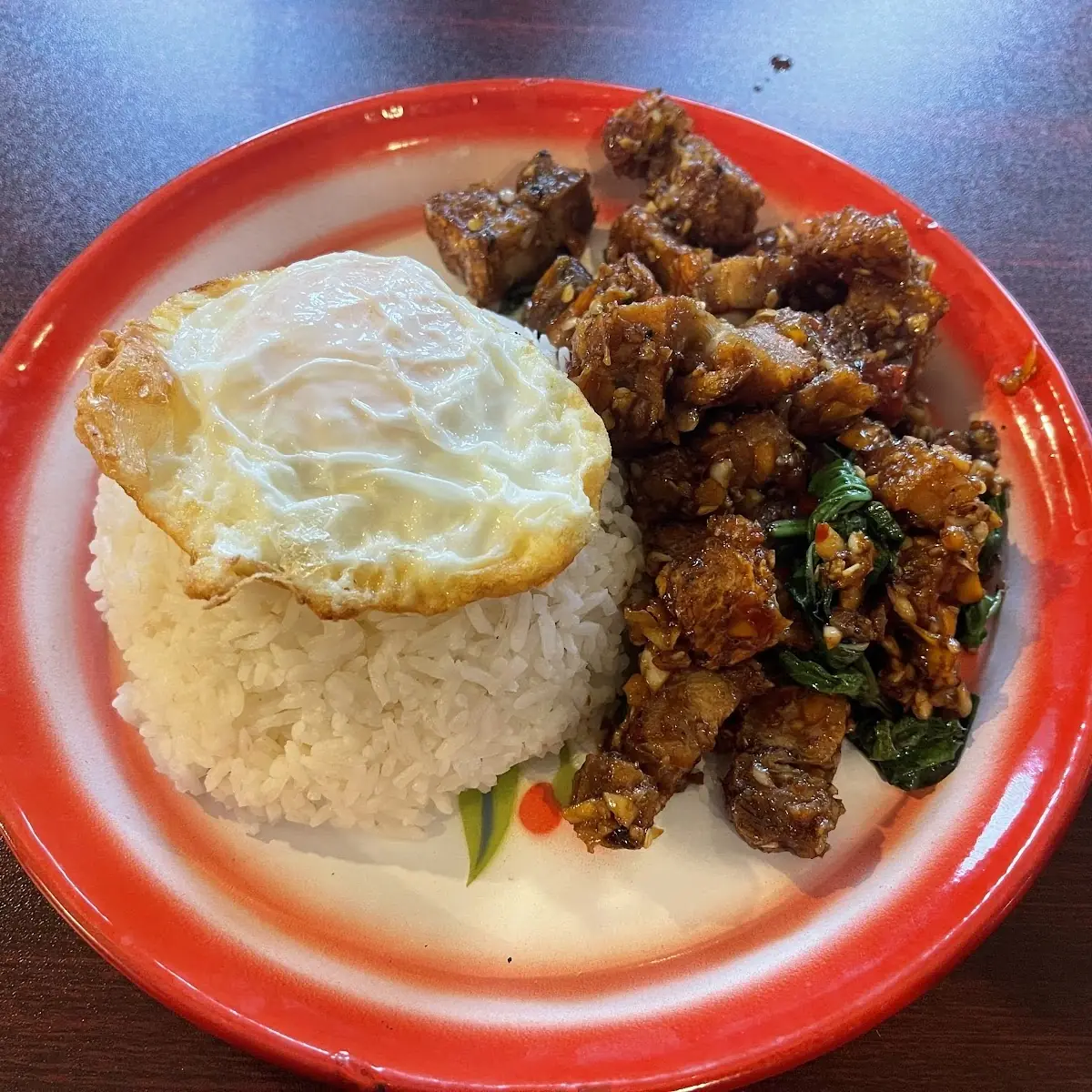 Khao Krapow Moo Krob