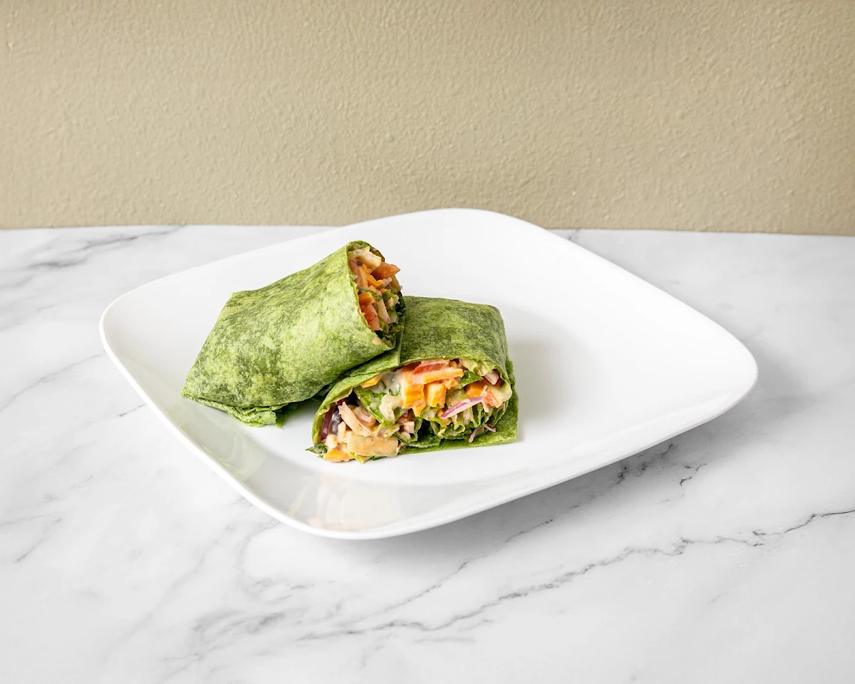 Spinach Veggie Wrap
