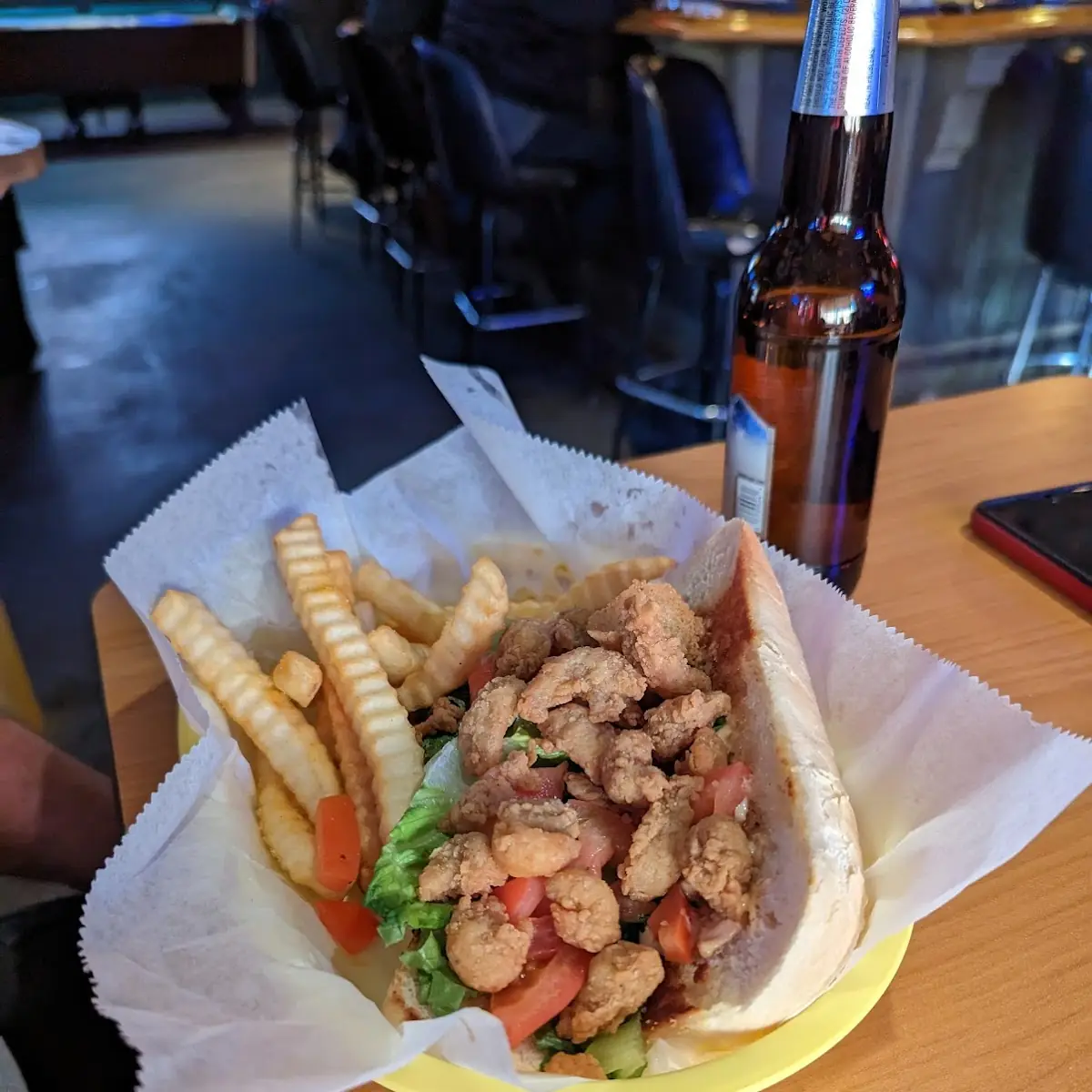 Shrimp PO Boy Sandwich