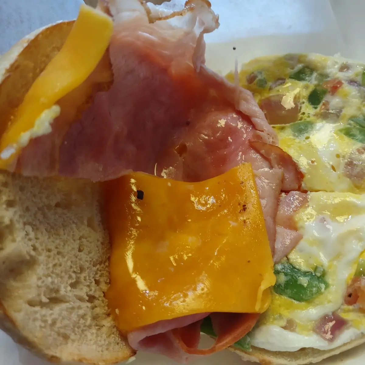 Egg Cheese and Bacon Egg and Cheese