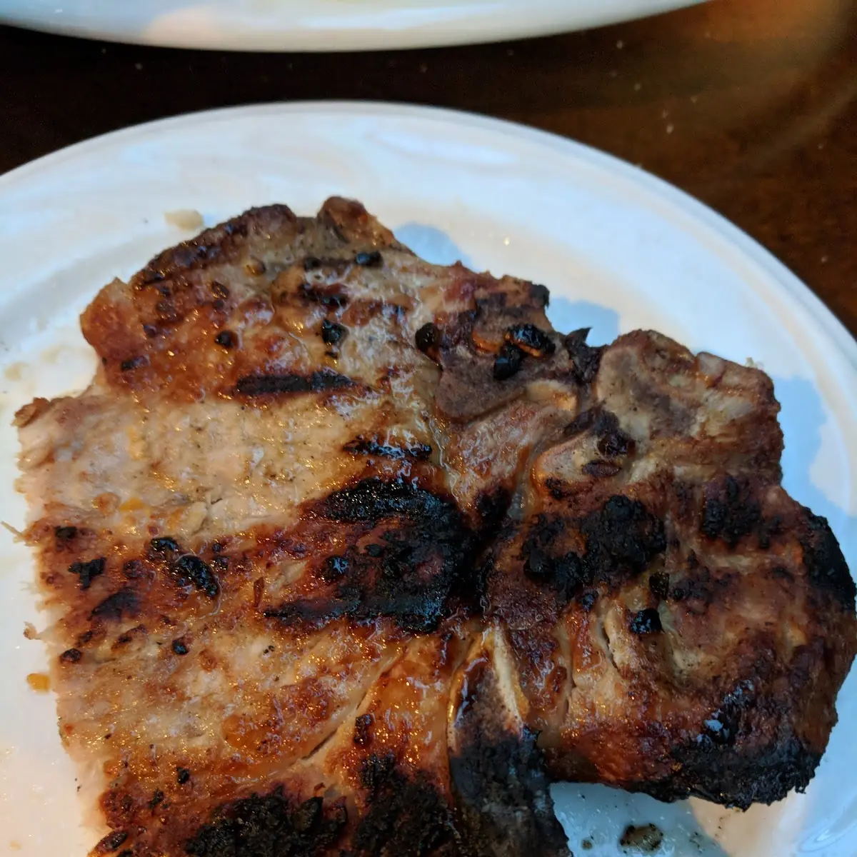Burnt Pork Chop