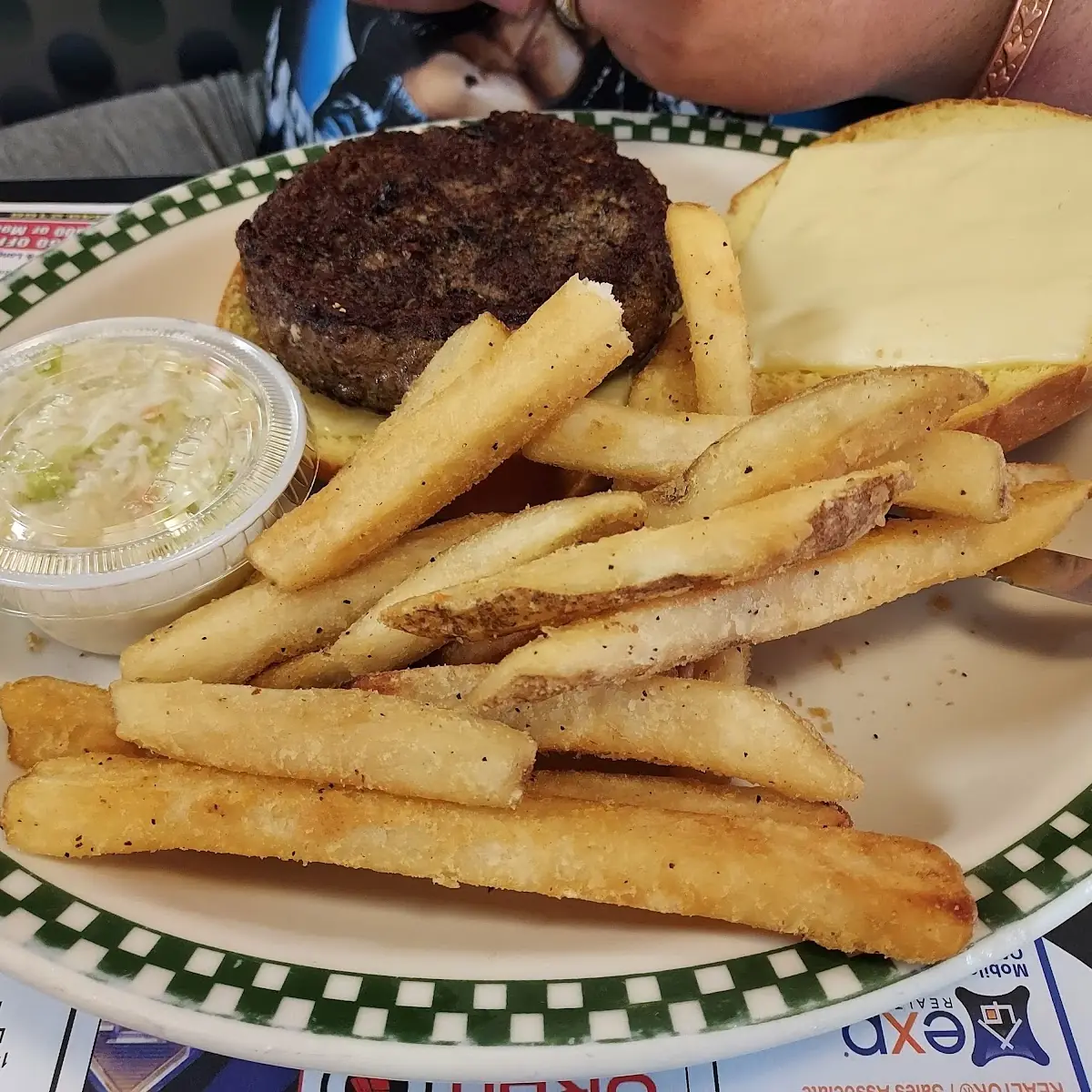 Burger and Fries