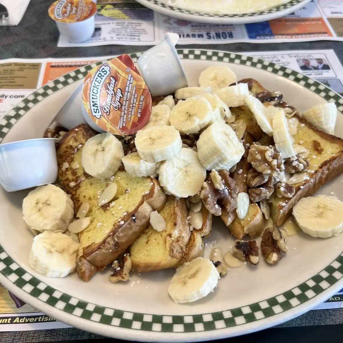 French Toast and Breakfast Platter