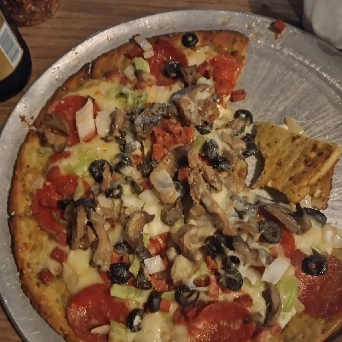Coliflor Crust Pizza Combination