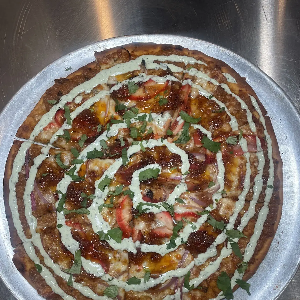 Butter Chicken Pizza
