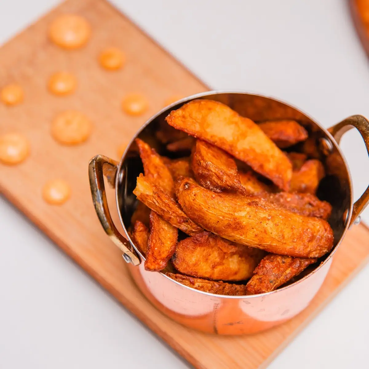 Golden Sweet Potato Chips w Peri Peri