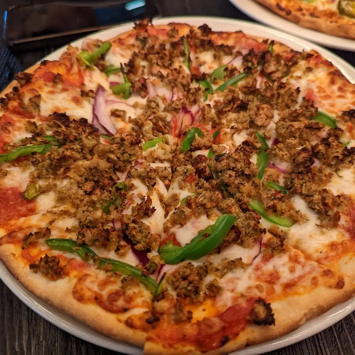 Seekh Kabab Sausage Pizza