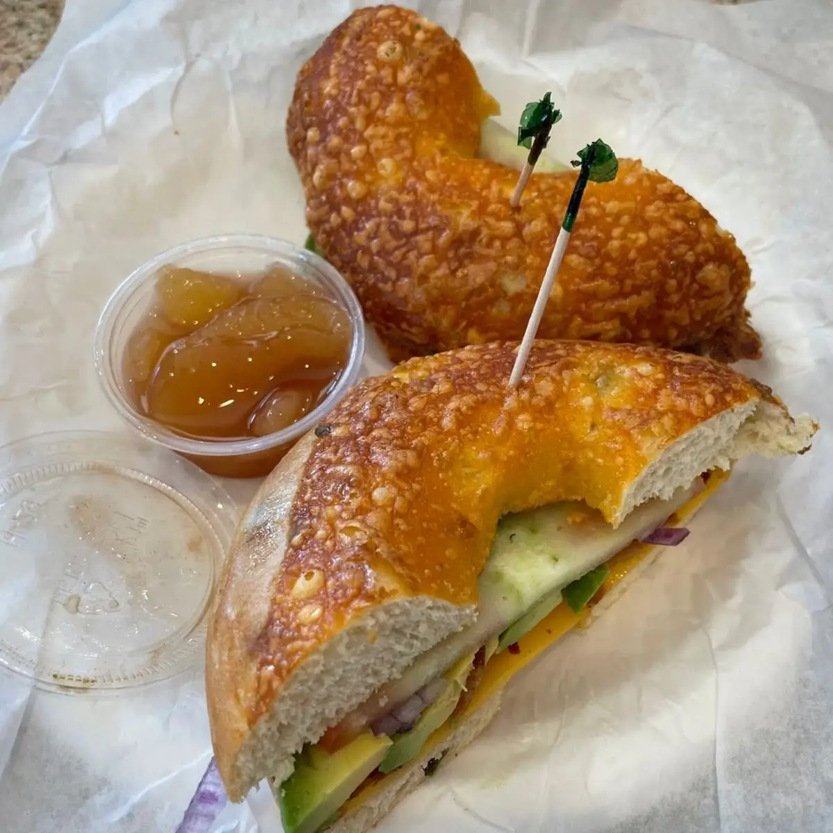 Breakfast Bagel Sandwich