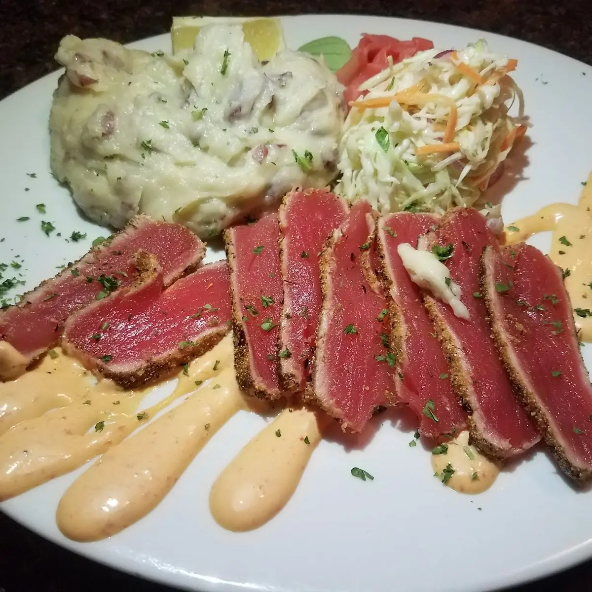 Sesame Encrusted Ahi Tuna