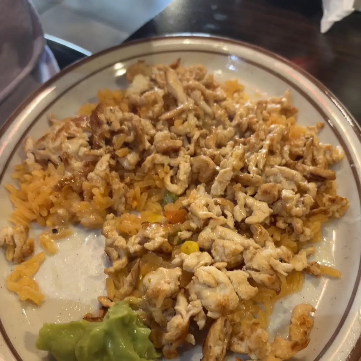 Grilled Chicken Rice and Queso