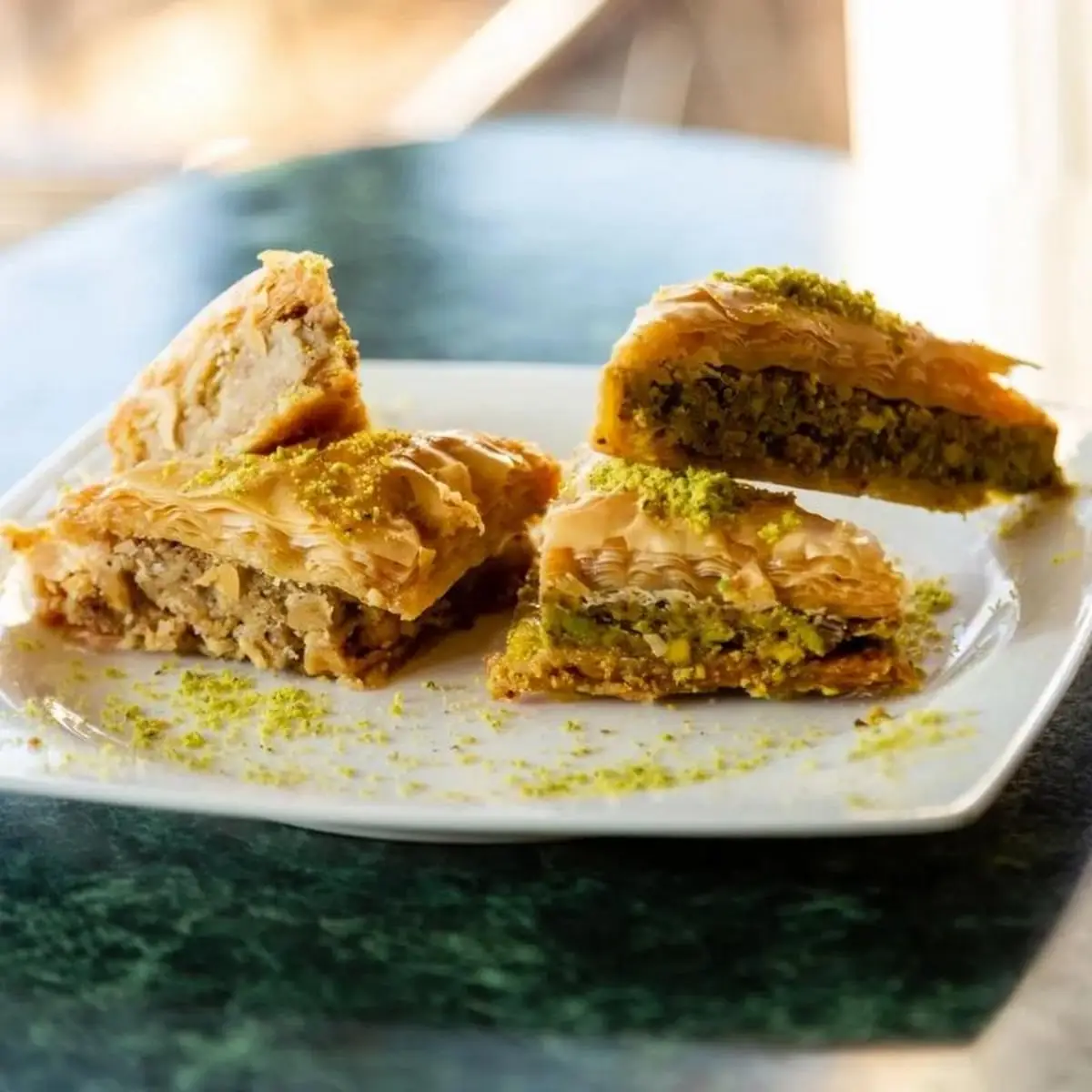 Pistachio Baklava Walnut Baklava