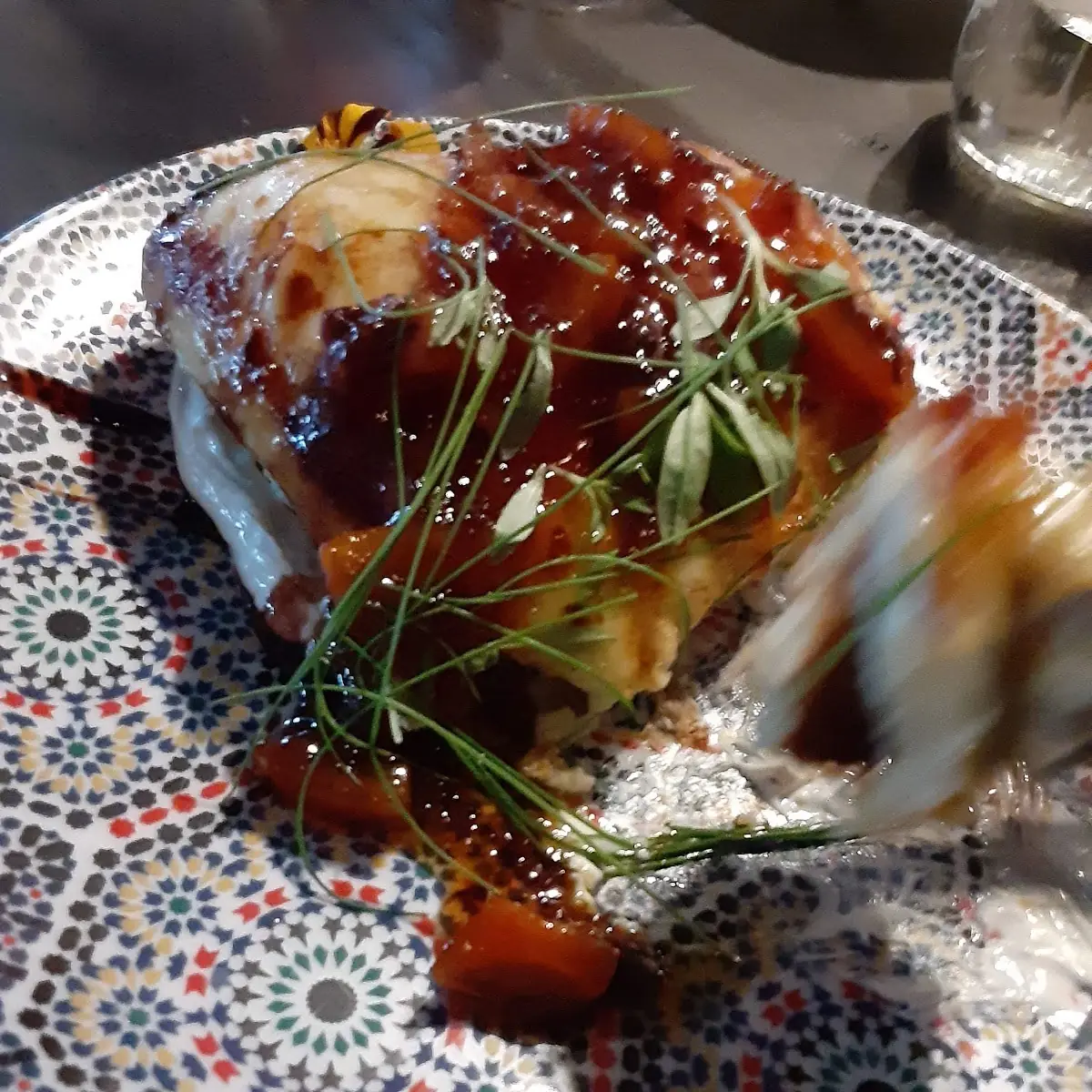 Cheese Bread with Orange Marmalade