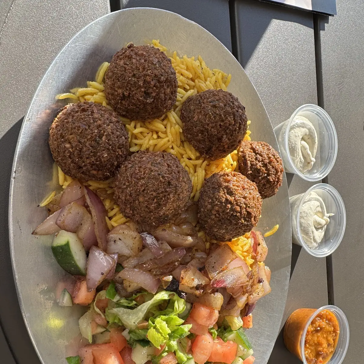 Homemade Falafel Wrap